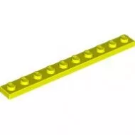 4477c236 - LEGO neon sárga lap 1 x 10 méretű