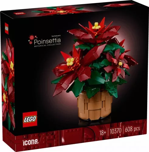 10370serult - LEGO Icons - Mikulásvirág - Sérült dobozos!