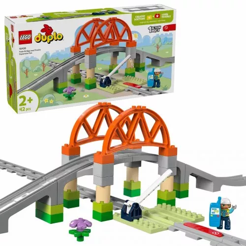 10426 - LEGO DUPLO Vasút - Vasúti híd és sínek kiegészítő szett