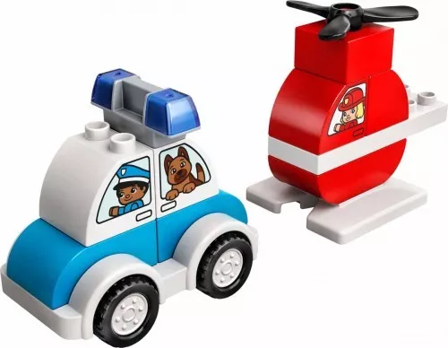 10957 - LEGO DUPLO Első készleteim Tűzoltó helikopter és rendőrautó