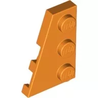 43723c4 - LEGO narancssárga lap 3 x 2 méretű, lecsapott, balos