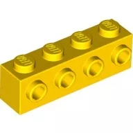 30414c3 - LEGO sárga kocka 1 x 4 méretű oldalán 4 bütyökkel