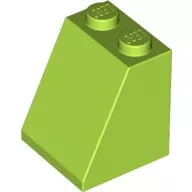 3678bc34 - LEGO lime kocka 65° elem 2 x 2 x 2 méretű