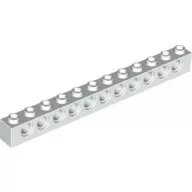 3895c1 - LEGO fehér technic kocka 1 x 12 méretű