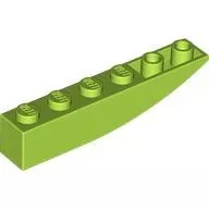 42023c34 - LEGO lime inverz lejtő 6 x 1 méretű