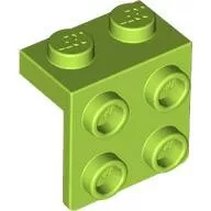 44728c34 - LEGO lime fordító lap 1 x 2 és 2 x 2 méretű