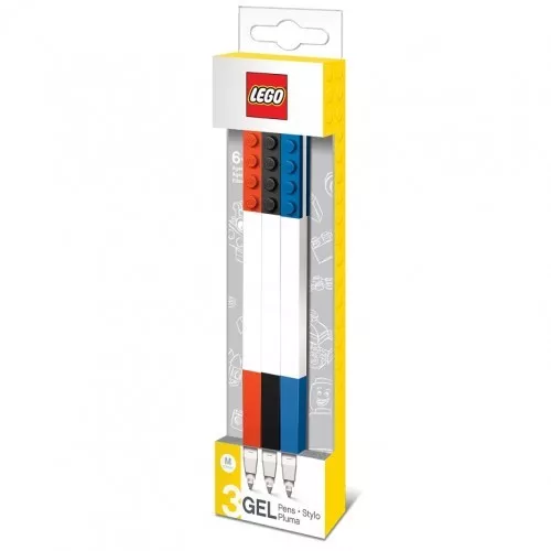 51513 - LEGO Kiegészítők LEGO zselés toll, 3 db, piros, kék, fekete