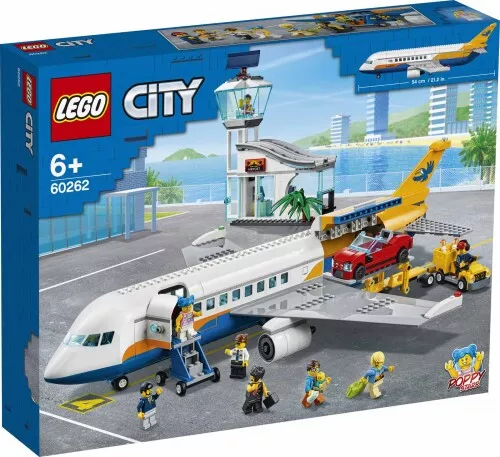 60262serult - LEGO City Utasszállító repülőgép - Sérült dobozos!