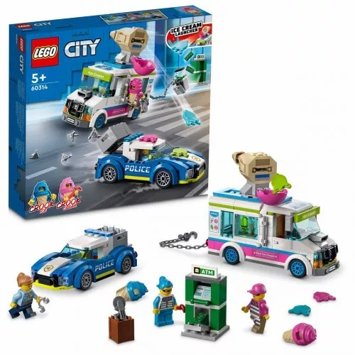 60314 - LEGO City Rendőrség Fagylaltos kocsi rendőrségi üldözés