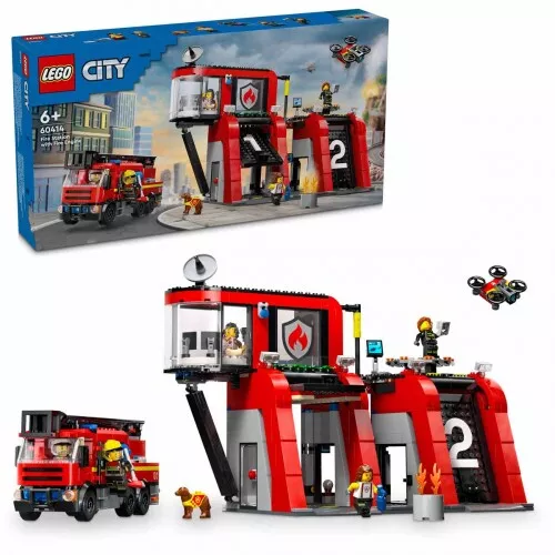 60414 - LEGO City Tűzoltóállomás és tűzoltóautó