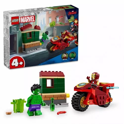 76287 - LEGO Super Heroes - Vasember motorral és Hulk