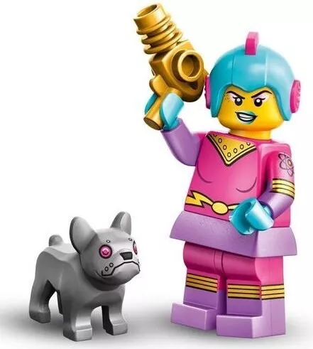 col26-4 LEGO Gyűjthető minifigurák 26. sorozat: világűr - Retro űrhős minifigura