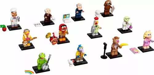 coltm-xx LEGO Gyűjthető minifigurák The Muppets sorozat mind a 12 figurája