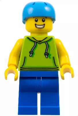 cty1138 - LEGO minifigura gördeszkás fiú