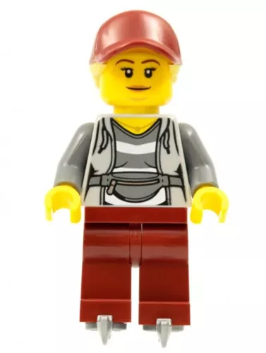 hol250 - LEGO City Crook Big Betty minifigura korcsolyával