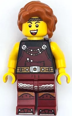 idea167 - LEGO Viking női kovácsmester minifigura