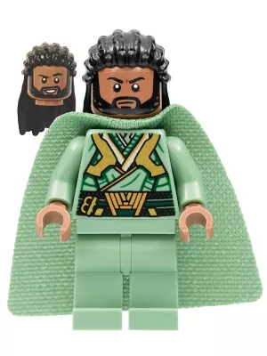 sh832 - LEGO Superheroes Karl Mordo minifigura, homokzöld ruhában