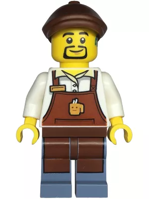 twn473 - LEGO Barista minifigura