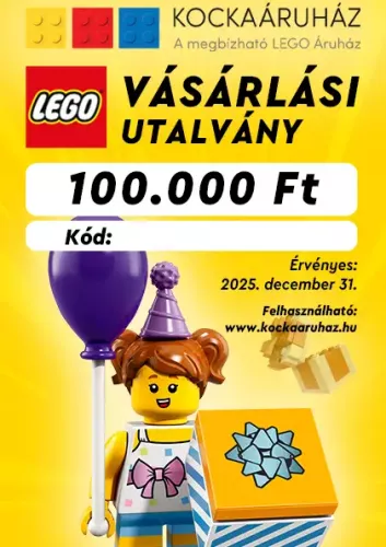 KockaÁruház Vásárlási Utalvány 100000 Ft értékben