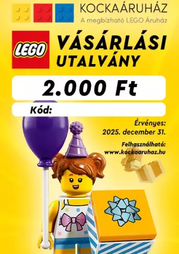 KockaÁruház Vásárlási Utalvány 2000 Ft értékben