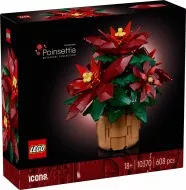 10370serult - LEGO Icons - Mikulásvirág - Sérült dobozos!