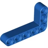 32526c7 - LEGO kék technic kar L-alakú (5-3)