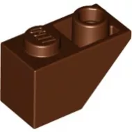 3665c88 - LEGO vörösesbarna kocka inverz 45° elem 1x2 méretű