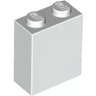 3245cc1 - LEGO fehér kocka 1 x 2 x 2 méretű