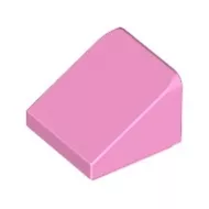 54200c104 - LEGO világos pink lap 1 x 1 x 2/3 méretű, lejtő