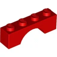 3659c5 - LEGO piros boltív 1 x 4 méretű