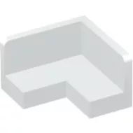 91501c1 - LEGO fehér panel sarok 2 x 2 x 1 méretű
