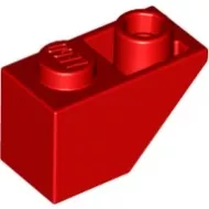 3665c5 - LEGO piros kocka inverz 45° elem 1x2 méretű