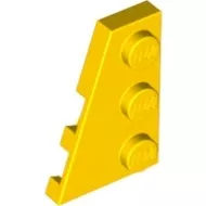 43723c3 - LEGO sárga lap 3 x 2 méretű, lecsapott, balos