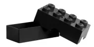 40231733 LEGO Tároló doboz 2x4-es, uzsonnás doboz, fekete színben