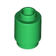 3062bc6 - LEGO zöld henger 1 x 1 nyitott tetővel