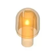 58176c98 - LEGO átlátszó narancssárga lekerekített henger közepén rúddal - BIONICLE Barraki szem