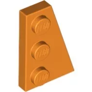 43722c4 - LEGO narancssárga lap 3 x 2 méretű, lecsapott, jobbos