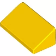 85984c3 - LEGO sárga 30° lejtő 1 x 2 x 2/3 méretű