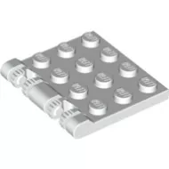 44570c1 - LEGO fehér lap 3 x 4 méretű zsanérral