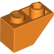 3665c4 - LEGO narancssárga kocka inverz 45° elem 1x2 méretű