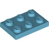 3021c156 - LEGO közepes azúr lap 2 x 3 méretű