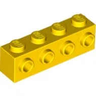 30414c3 - LEGO sárga kocka 1 x 4 méretű oldalán 4 bütyökkel