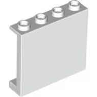 60581c1 - LEGO fehér panel 1 x 4 x 3 méretű