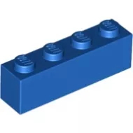 3010c7 - LEGO kék kocka 1 x 4 méretű