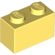 3004c103 - LEGO világos élénk sárga kocka 1 x 2 méretű