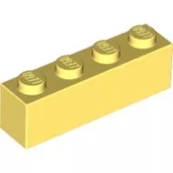 3010c103 - LEGO élénk világos sárga kocka 1 x 4 méretű