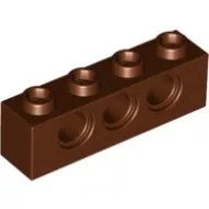 3701c88 - LEGO vörösesbarna technic kocka 1 x 4 méretű