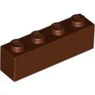 3010c88 - LEGO vörösesbarna kocka 1 x 4 méretű