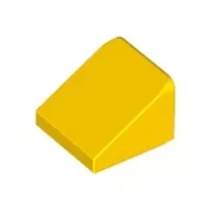 54200c3 - LEGO sárga lap 1 x 1 x 2/3 méretű, lejtő