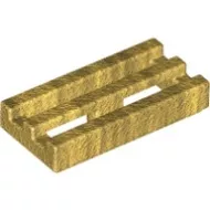 2412bc115 - LEGO gyöngyház arany csempe 1 x 2 méretű, rács